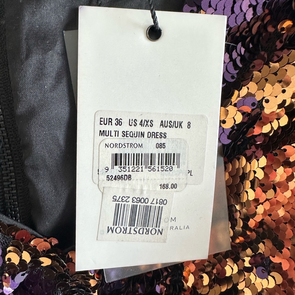 Bardot NWT sequin dress size 4 - Picture 4 of 6